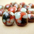 Lot of Sixteen (16) Fused Glass Cabochons