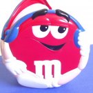 M&M red DVD holder