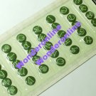 Self Adhesive Alphabet Buttons muddy green