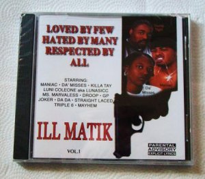 ILL MATIK Vol. 1 (CD) [NEW] Luni Coleone, Killa Tay, Young Droop