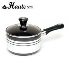 Houte cooking pot-16cm-one side hand grip-silver