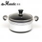 Houte cooking pot-20 cm-both side hand grip-silver