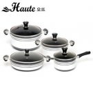 Houte cooking pot sets 4 pcs silver