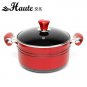 Houte cooking pot-20 cm-both side hand grip-red