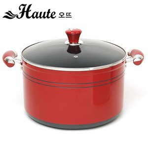 Houte cooking pot-28cm- steamer-red