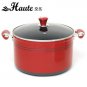 Houte cooking pot-28cm- steamer-red