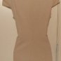 ELLEN TRACY WOMENS A-LINE DAY TO EVENING DRESS WITH ACCENT COLOR BEIGE SIZE 6 16