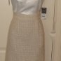 DONNA RICCO WOMENS SLEEVELESS RUFFEL FRONT DRESS