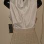 DONNA RICCO WOMENS SLEEVELESS RUFFEL FRONT DRESS