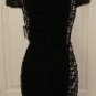 MARC NEW YORK WOMENS BLACK FRONT ZIP LACE DRESS