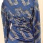 MARC NEW YORK WOMENS LONG SLEEVE RUFFLE FRONT DRESS