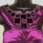 ADRIANNA PAPELL WOMENS GEM COLLAR DRESS