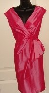 EVAN PICCONE WOMENS COCKTAIL DRESS WITH RUFFLES