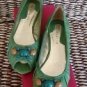 APEPAZZA WOMENS SCRIVIA OPEN TOE FLAT