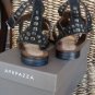 APEPAZZA WOMENS ACQUAMARINA GLADIATOR SANDAL