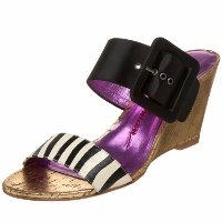 BEVERLY FELDMAN WOMENS FABIA SANDAL LEOPARD SNAKE
