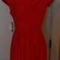 DONNA RICCO WOMENS CAP SLEEVE SILK DRESS WITH JEWEL ACCENT