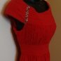 DONNA RICCO WOMENS CAP SLEEVE SILK DRESS WITH JEWEL ACCENT