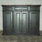 Antique Parchment Mahogany Sideboard Also Black Finish