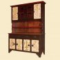 42" Black Painted Dining Table Gateleg Style Round