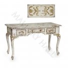 Vintage Cabriole Writing Desk Distressed Finish