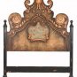 Red Cathedral Buffet Hutch Corn Silk Interior
