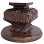 Royal Pedestal 84" Round Table Side Arm Chairs Leather