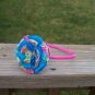 Pink and Blue Headband with fabric flower
