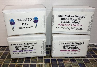 Family Gathering Bundle -The Real Activated Black Soap 5oz