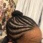 4 Pack Classic Deep Renaissance Trim & Classic Style Cornrows (medium density kinky curly hair)
