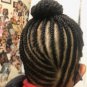 4 Pack Classic Deep Renaissance Trim & Classic Style Cornrows (medium density kinky curly hair)