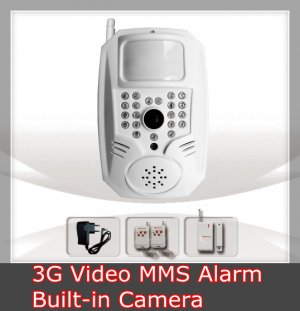 Wireless 3G Video MMS Home Security Alarm System - Built-in Night Vision Camera (YL-3G)