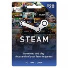 Steam $20 Wallet Prepaid Gift Card for PC Mac Linux (Digital Code with ZELLE)