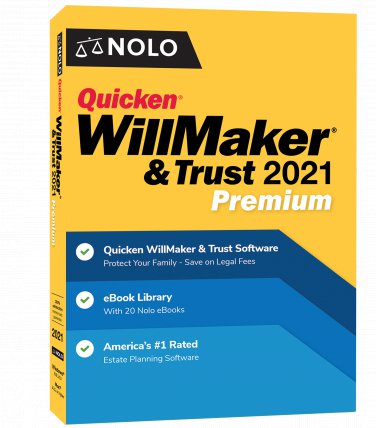 Nolo Quicken WillMaker & Trust 2021 Premium - Estate Planning eBook Library