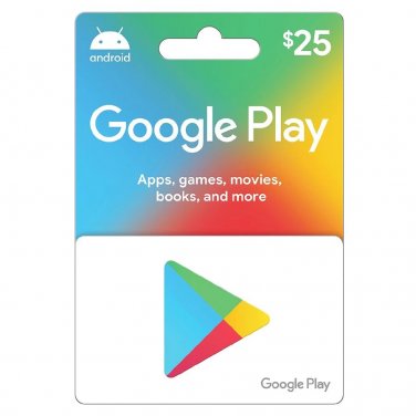 Google Play $25 Gift Card (Digital Code with ZELLE)
