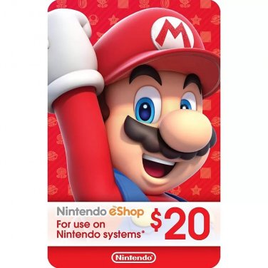 Nintendo Eshop $20 Gift Card (Digital Code with ZELLE)