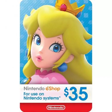 Nintendo Eshop $35 Gift Card (Digital Code with ZELLE)