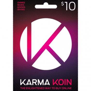 Karma Koin $10 Gift Card (Digital Code with ZELLE)