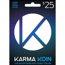 Karma Koin $25 Gift Card (Digital Code with ZELLE)
