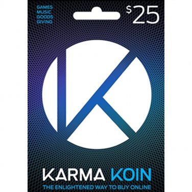 Karma Koin $25 Gift Card (Digital Code with ZELLE)