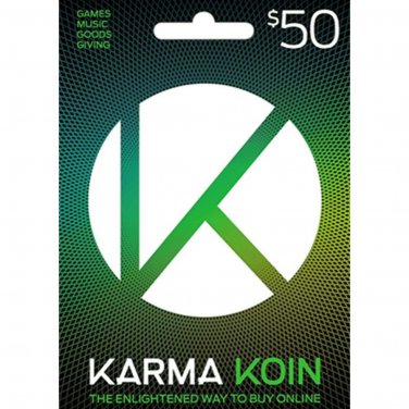 Karma Koin $50 Gift Card (Digital Code with ZELLE)