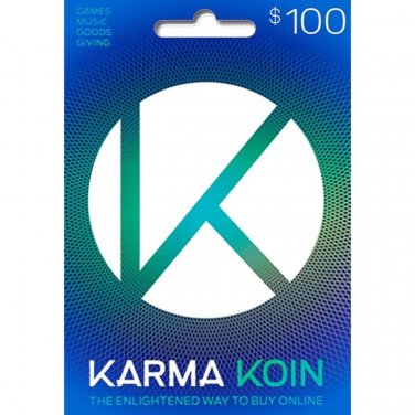 Karma Koin $100 Gift Card (Digital Code with ZELLE)
