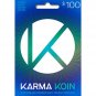 Karma Koin $100 Gift Card (Digital Code with ZELLE)