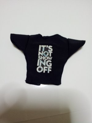 Dolph Ziggler " It's Not Showing Off " T-shirt For WWE Mattel Figures WORLDWIDE SHIPPING