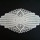 Oval White doily