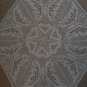 Beautiful handmade crocheted doily - beige 25 inches
