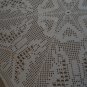 Beautiful handmade crocheted doily - beige 25 inches