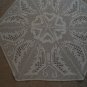 Beautiful handmade crocheted doily - beige 25 inches