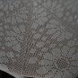 Beautiful handmade crocheted doily Margaritas - beige - 34 inches