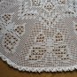 New handcrocheted tablecloth with butterflies